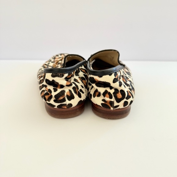 Leopard Print Loafers Size 9 Sam Edelman Loraine Flats Chic Workwear Statement - Picture 5 of 6